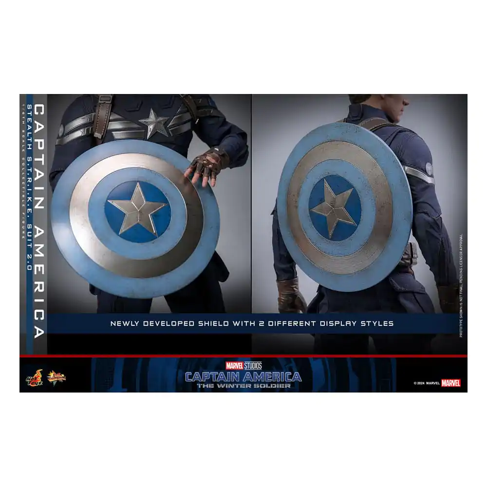 Captain America: The Winter Soldier Movie Masterpiece Action Figure 1/6 Captain America (Stealth S.T.R.I.K.E. Suit) 2.0 31 cm termékfotó