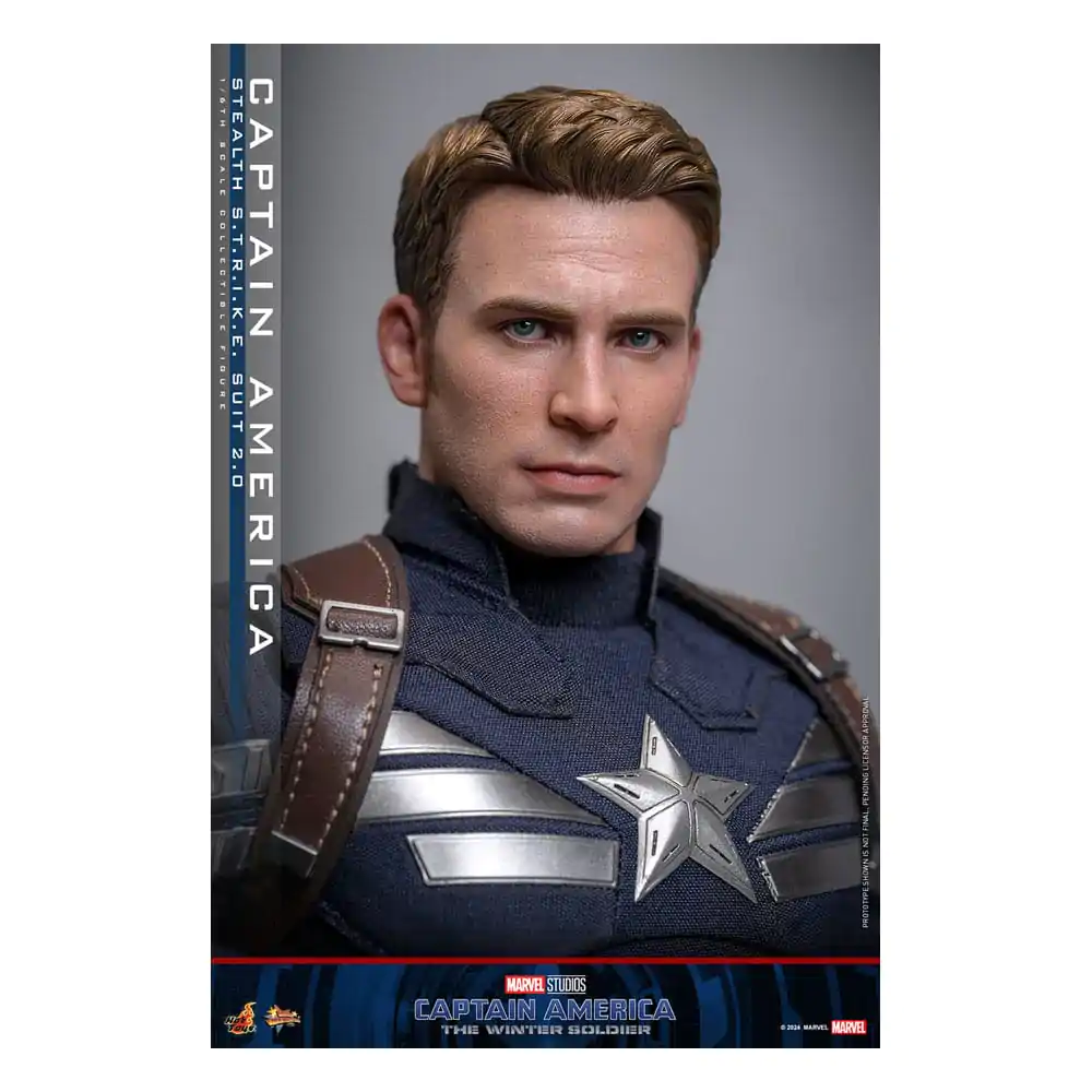 Captain America: The Winter Soldier Movie Masterpiece Action Figure 1/6 Captain America (Stealth S.T.R.I.K.E. Suit) 2.0 31 cm termékfotó