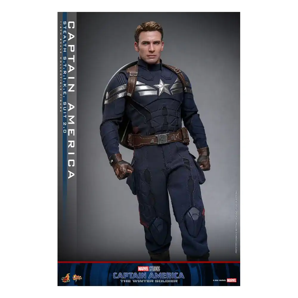 Captain America: The Winter Soldier Movie Masterpiece Action Figure 1/6 Captain America (Stealth S.T.R.I.K.E. Suit) 2.0 31 cm termékfotó