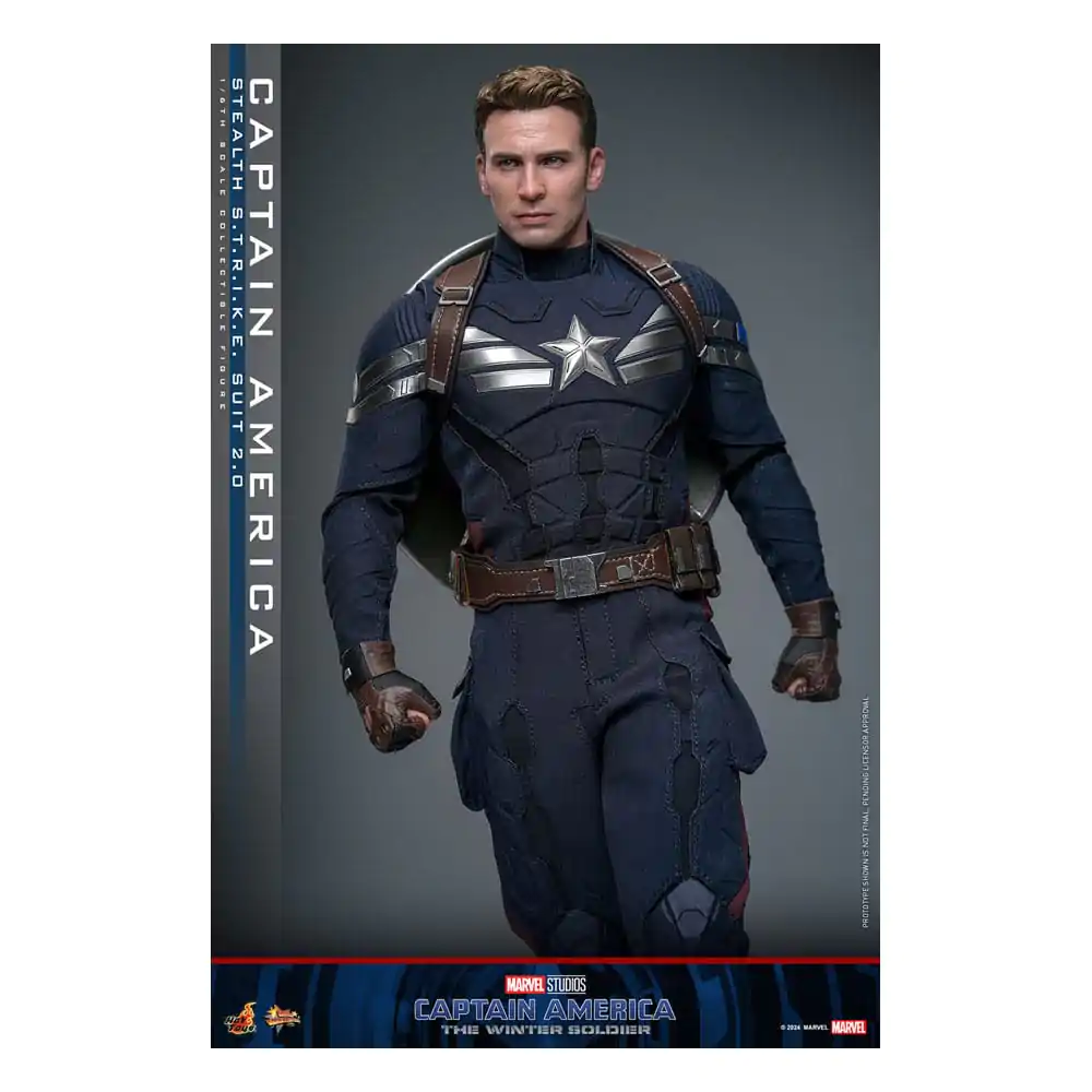 Captain America: The Winter Soldier Movie Masterpiece Action Figure 1/6 Captain America (Stealth S.T.R.I.K.E. Suit) 2.0 31 cm termékfotó