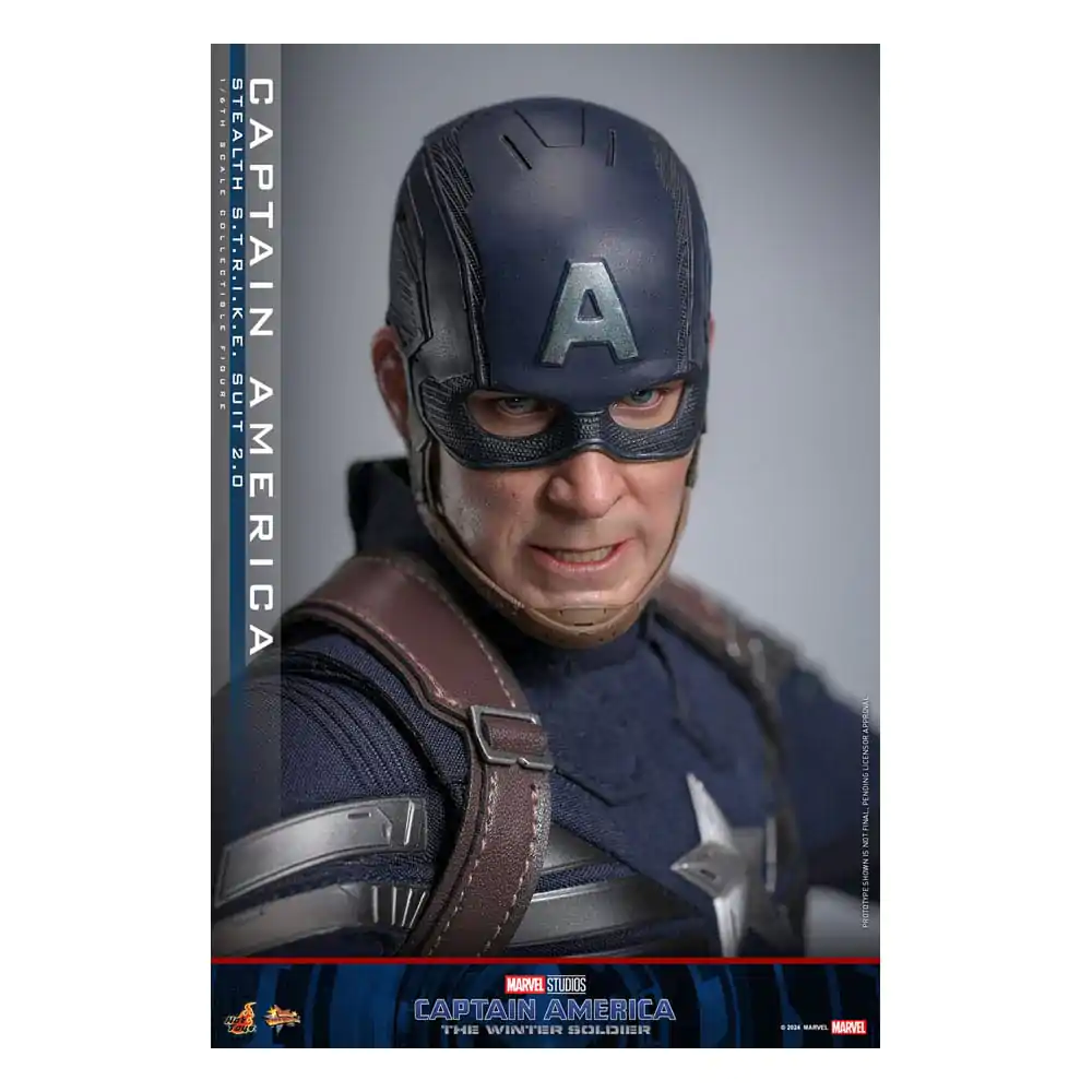 Captain America: The Winter Soldier Movie Masterpiece Action Figure 1/6 Captain America (Stealth S.T.R.I.K.E. Suit) 2.0 31 cm termékfotó