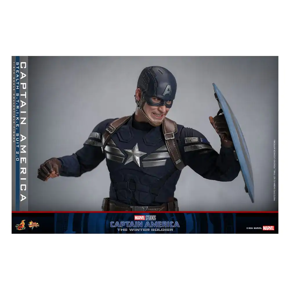 Captain America: The Winter Soldier Movie Masterpiece Action Figure 1/6 Captain America (Stealth S.T.R.I.K.E. Suit) 2.0 31 cm termékfotó