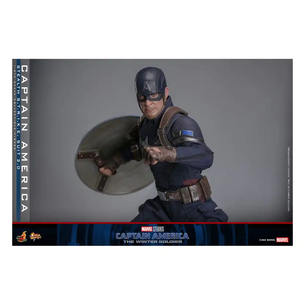 Captain America: The Winter Soldier Movie Masterpiece Action Figure 1/6 Captain America (Stealth S.T.R.I.K.E. Suit) 2.0 31 cm termékfotó