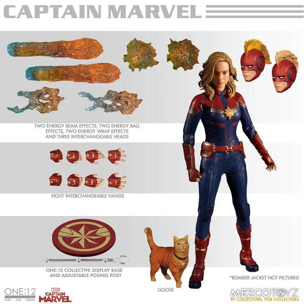 Captain Marvel Action Figure 1/12 Captain Marvel 16 cm product photo