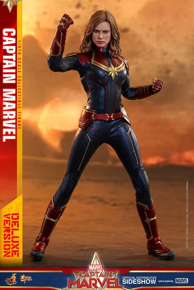 Captain Marvel Movie Masterpiece Action Figure 1/6 Captain Marvel Deluxe Ver. 29 cm product photo