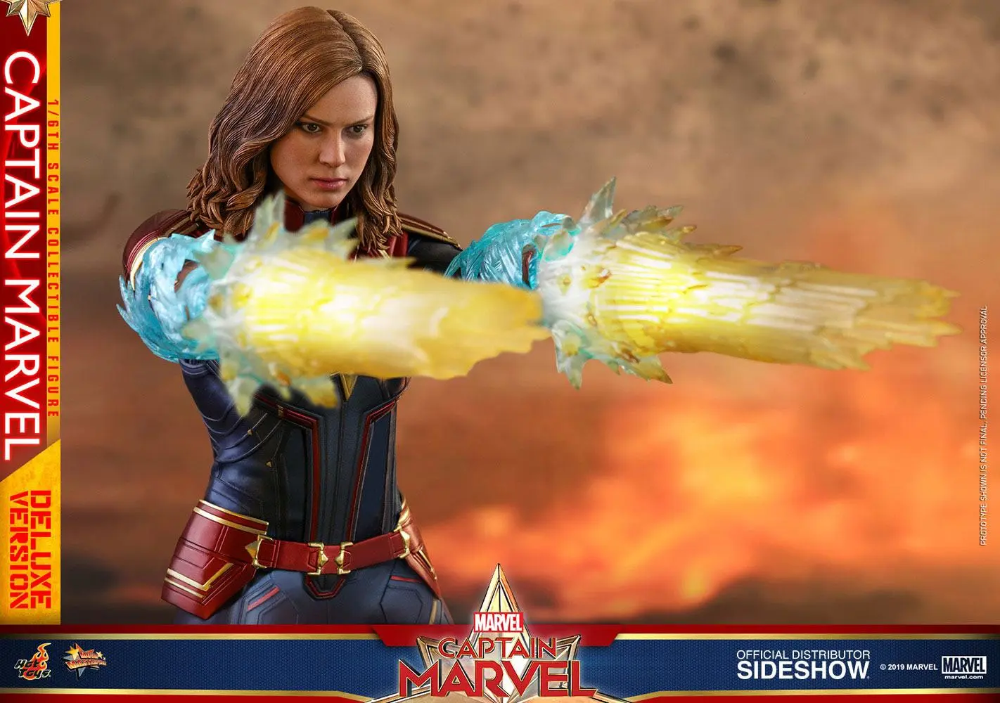 Captain Marvel Movie Masterpiece Action Figure 1/6 Captain Marvel Deluxe Ver. 29 cm product photo