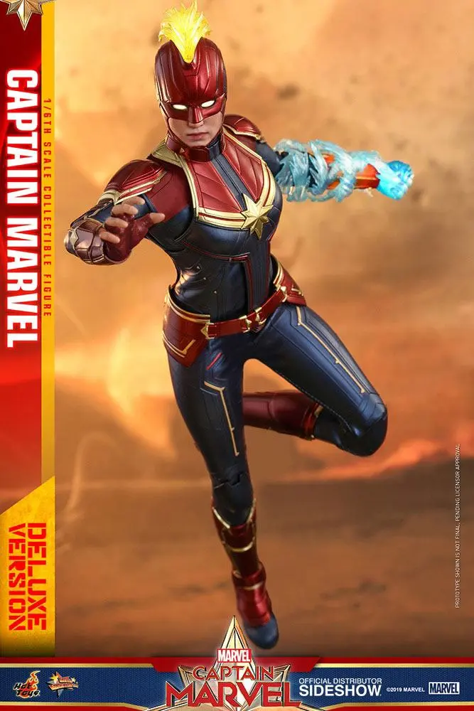 Captain Marvel Movie Masterpiece Action Figure 1/6 Captain Marvel Deluxe Ver. 29 cm product photo