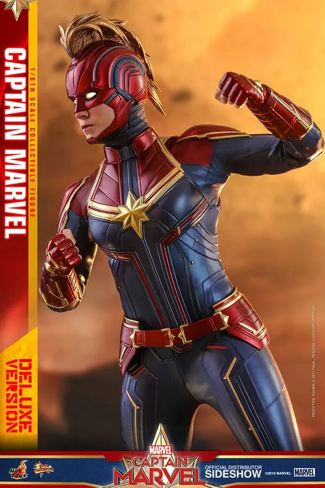Captain Marvel Movie Masterpiece Action Figure 1/6 Captain Marvel Deluxe Ver. 29 cm product photo