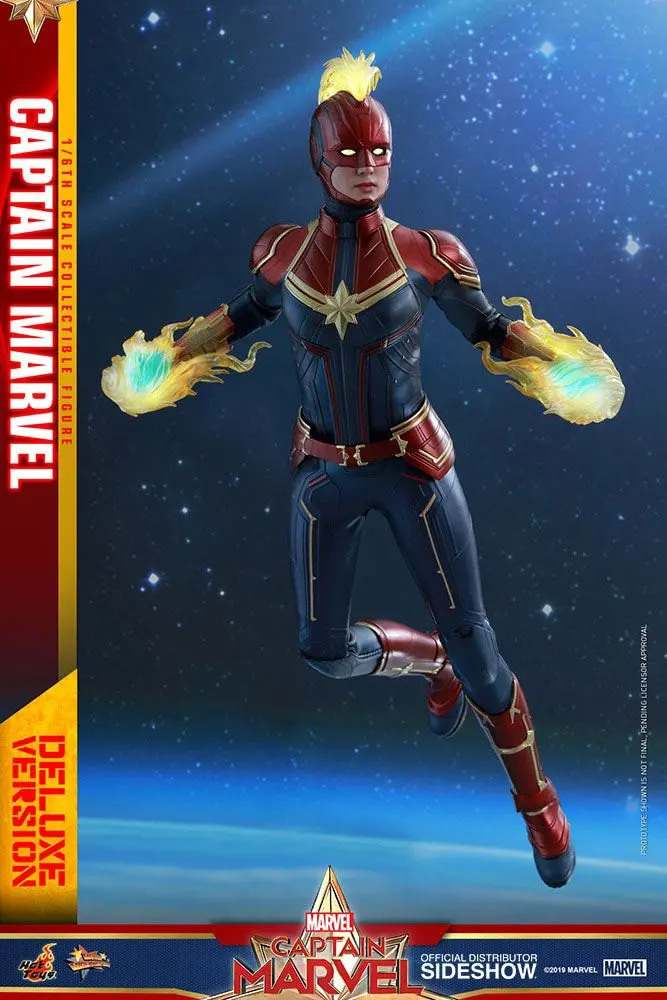 Captain Marvel Movie Masterpiece Action Figure 1/6 Captain Marvel Deluxe Ver. 29 cm product photo