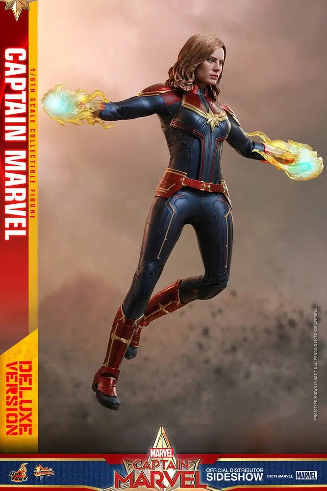 Captain Marvel Movie Masterpiece Action Figure 1/6 Captain Marvel Deluxe Ver. 29 cm product photo