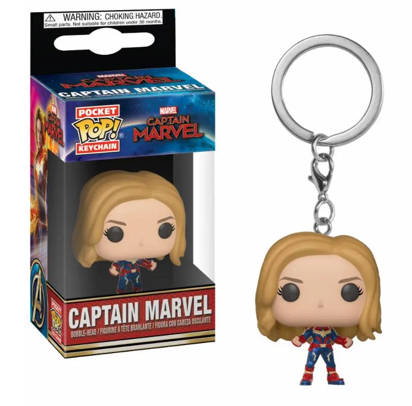 Captain Marvel Pocket POP! Vinyl Keychain Captain Marvel 4 cm product photo