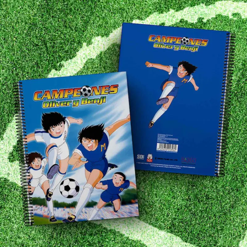 Captain Tsubasa Oliver and Mark A4 notebook product photo
