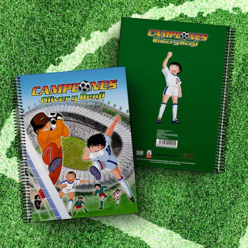 Captain Tsubasa Stadium A4 notebook product photo