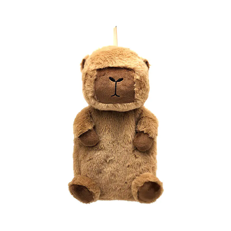Capybara plush hot water bottle 650ml product photo