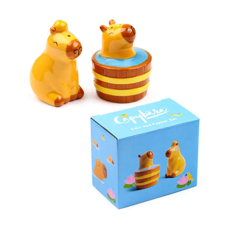 Capybara Salt and Pepper Shaker Set product photo