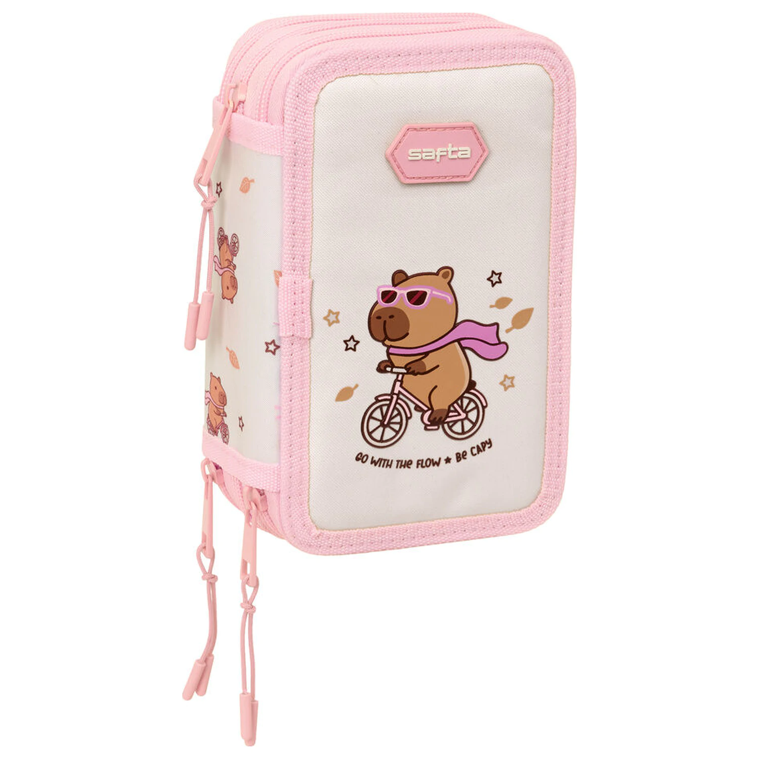 Capybara triple pencil case 37pcs product photo