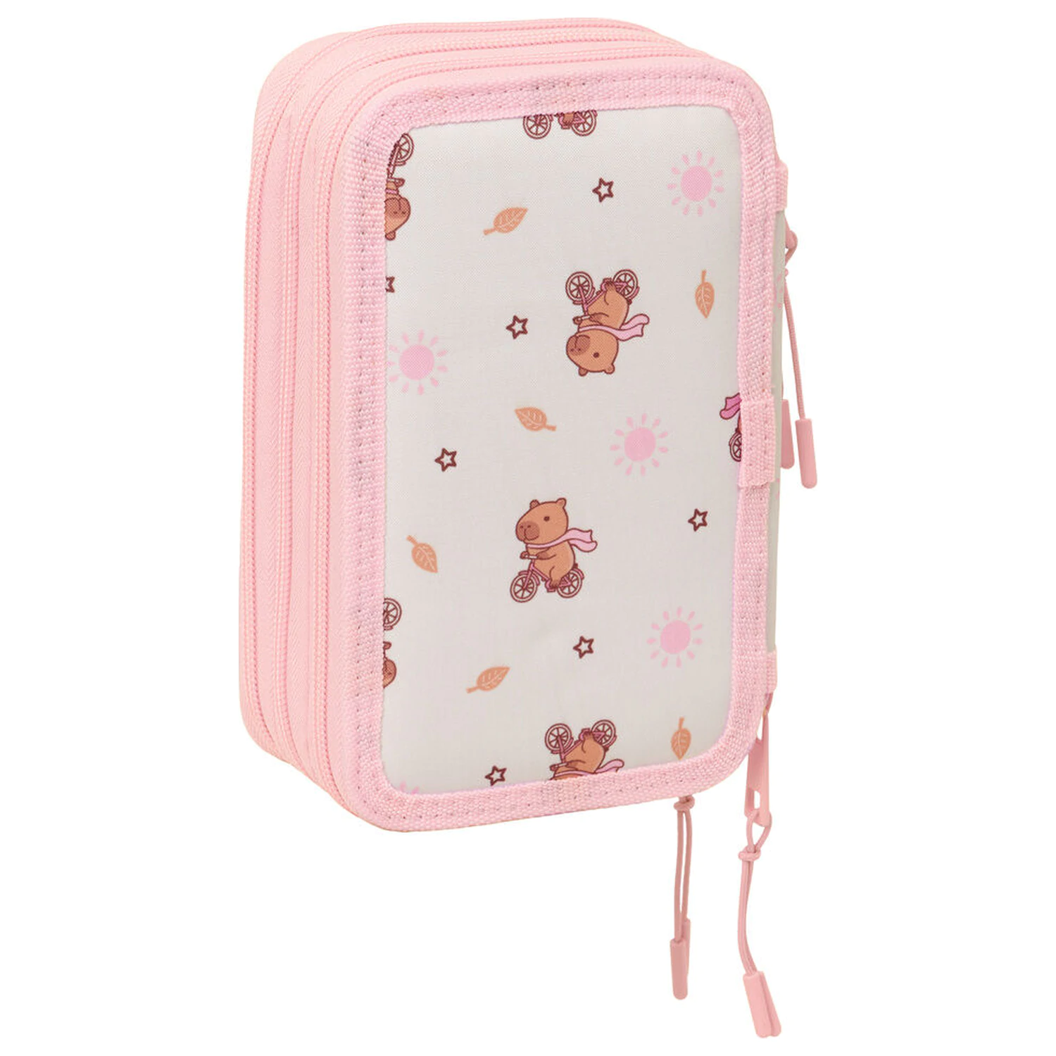Capybara triple pencil case 37pcs product photo