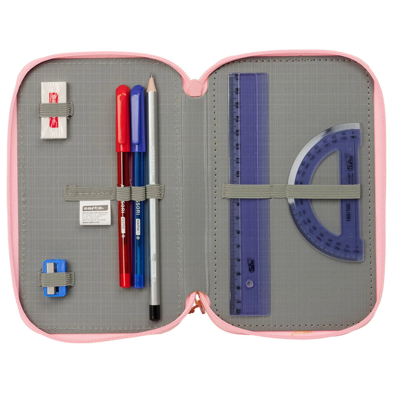 Capybara triple pencil case 37pcs product photo