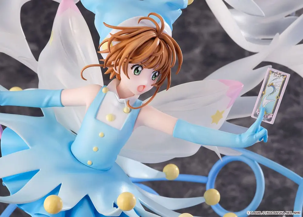 Cardcaptor Sakura PVC Statue 1/7 Sakura Kinomoto Battle Costume Water Ver. 36 cm termékfotó