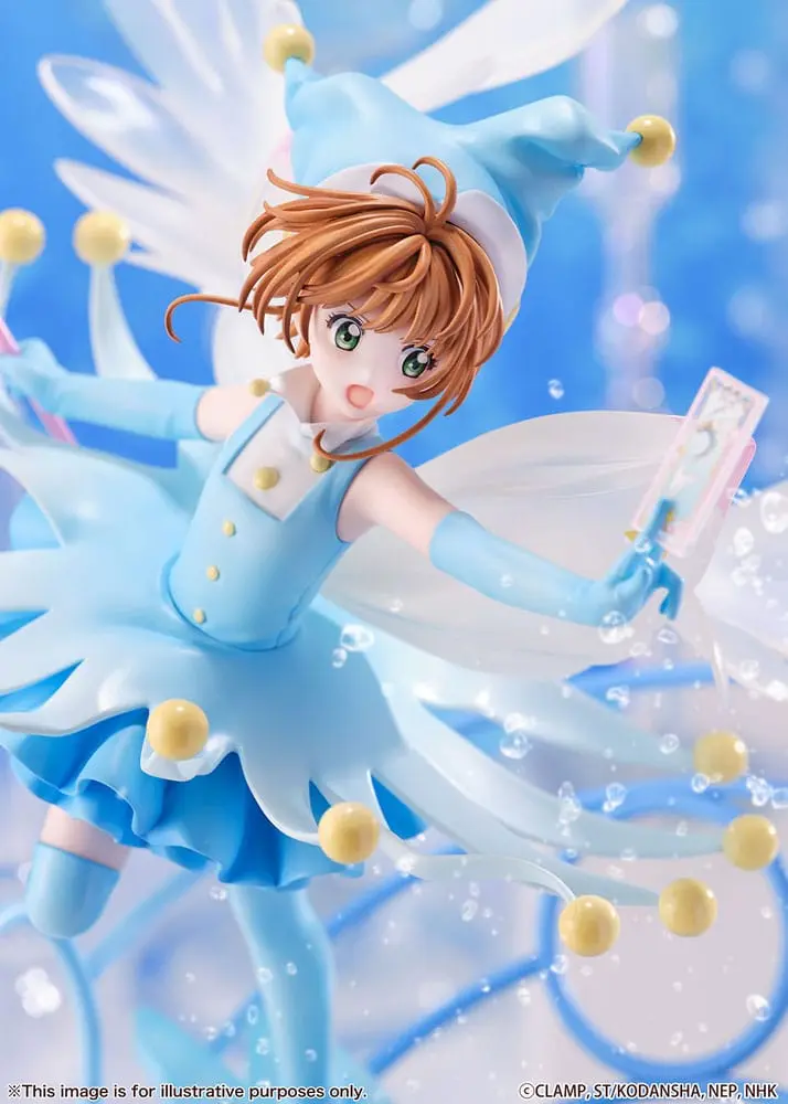 Cardcaptor Sakura PVC Statue 1/7 Sakura Kinomoto Battle Costume Water Ver. 36 cm termékfotó