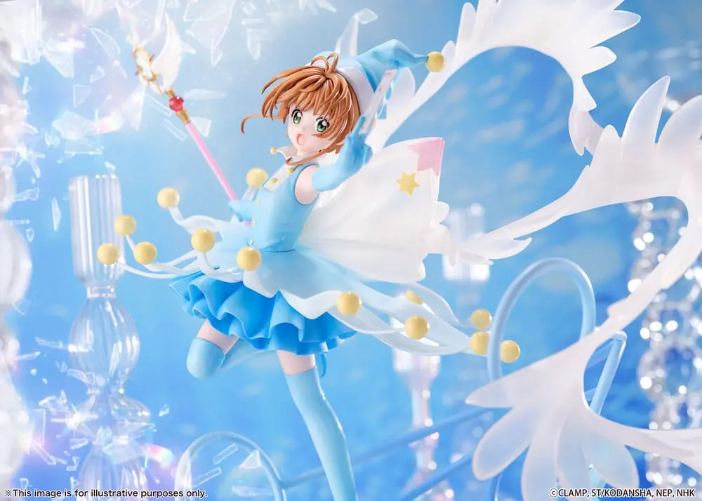 Cardcaptor Sakura PVC Statue 1/7 Sakura Kinomoto Battle Costume Water Ver. 36 cm termékfotó