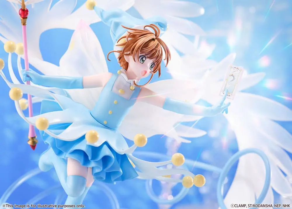 Cardcaptor Sakura PVC Statue 1/7 Sakura Kinomoto Battle Costume Water Ver. 36 cm termékfotó