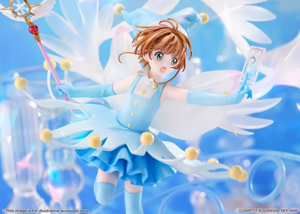 Cardcaptor Sakura PVC Statue 1/7 Sakura Kinomoto Battle Costume Water Ver. 36 cm termékfotó