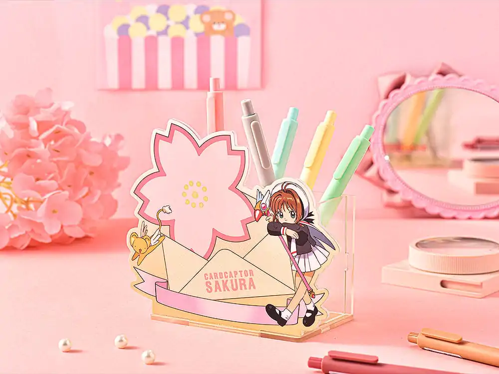 Cardcaptor Sakura Acrylic Pen Stand 25th Anniversary School Uniform Ver. 13 cm product photo