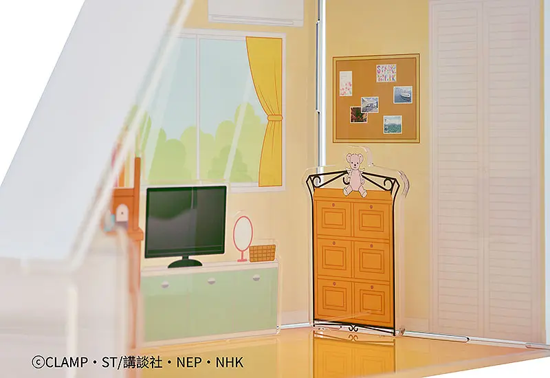 Cardcaptor Sakura: Clear Card Acrylic Diorama Background (Sakura's Bedroom) termékfotó