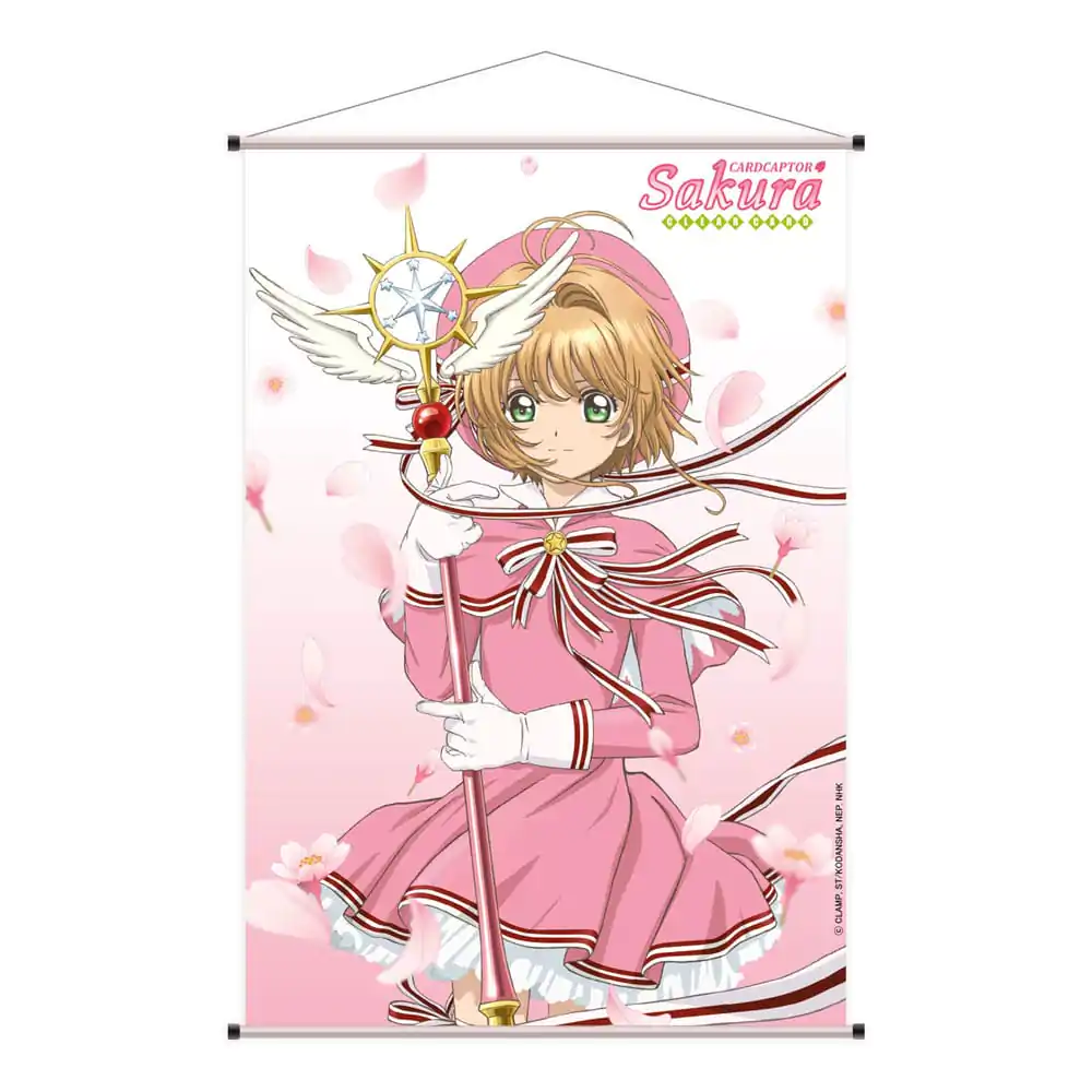 Cardcaptor Sakura Clear Card Wallscroll Sakura Kinomoto Cherry Blossoms 60 x 90 cm product photo