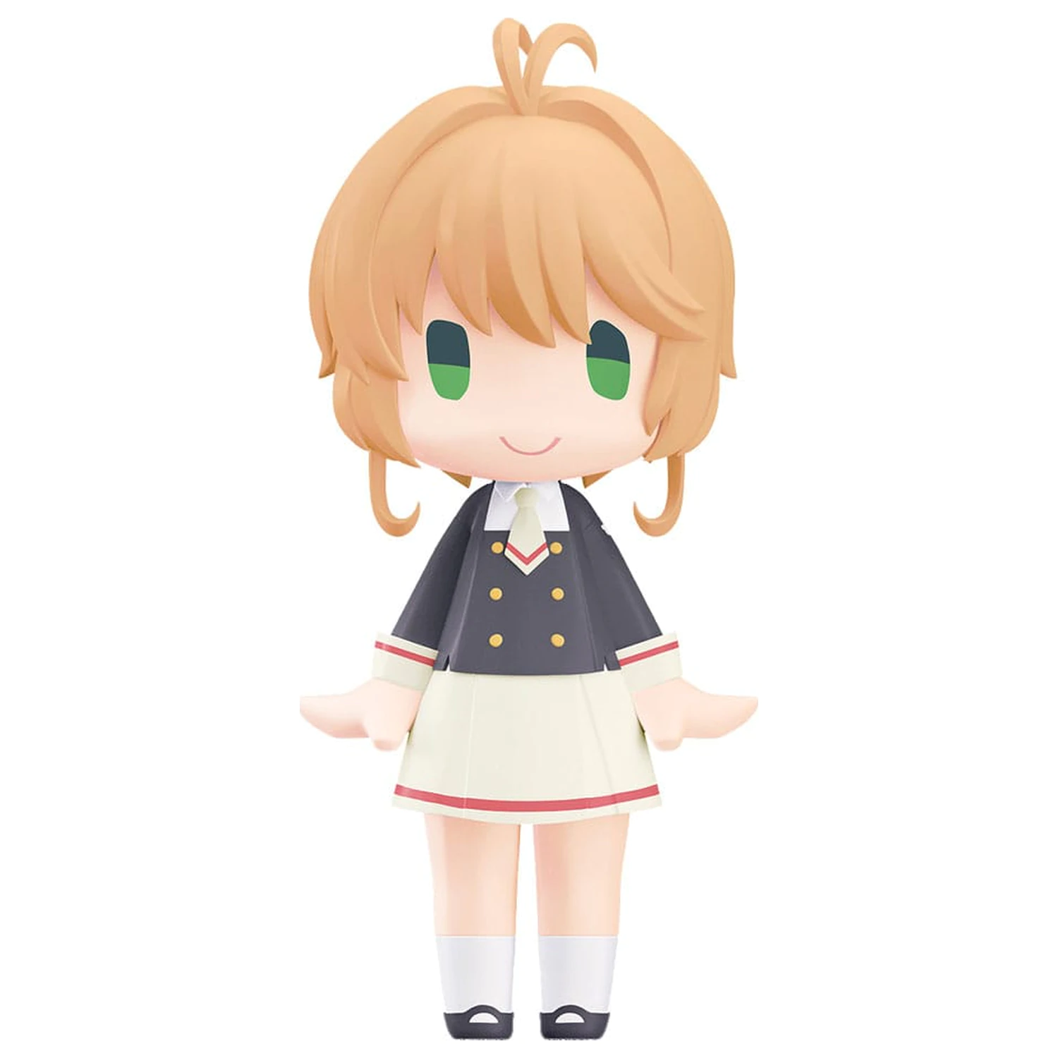 Cardcaptor Sakura: Clear Card with Garterbelt HELLO! GOOD SMILE Action Figure Sakura Kinomoto: Tomoeda Junior High School Uniform Ver. 10 cm      product photo
