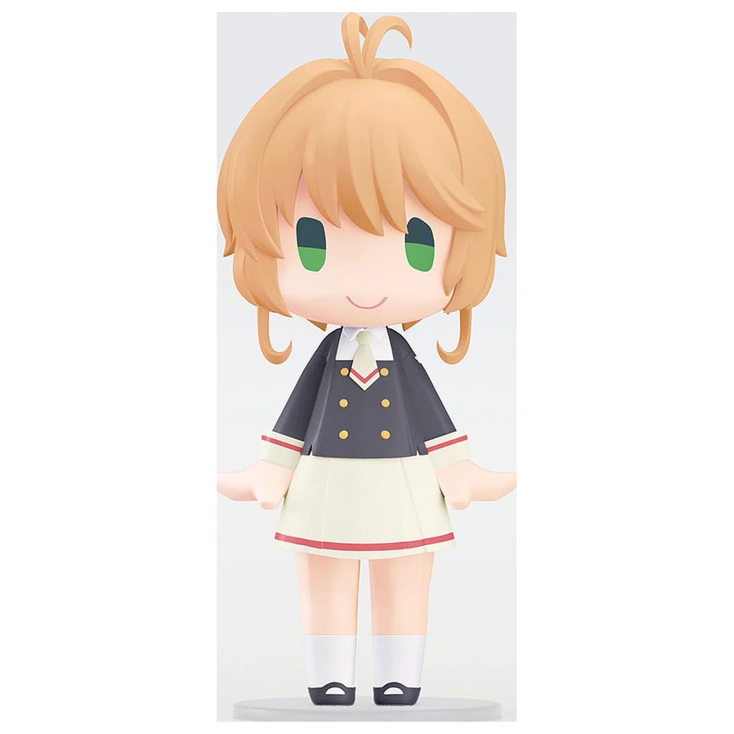 Cardcaptor Sakura: Clear Card with Garterbelt HELLO! GOOD SMILE Action Figure Sakura Kinomoto: Tomoeda Junior High School Uniform Ver. 10 cm      product photo