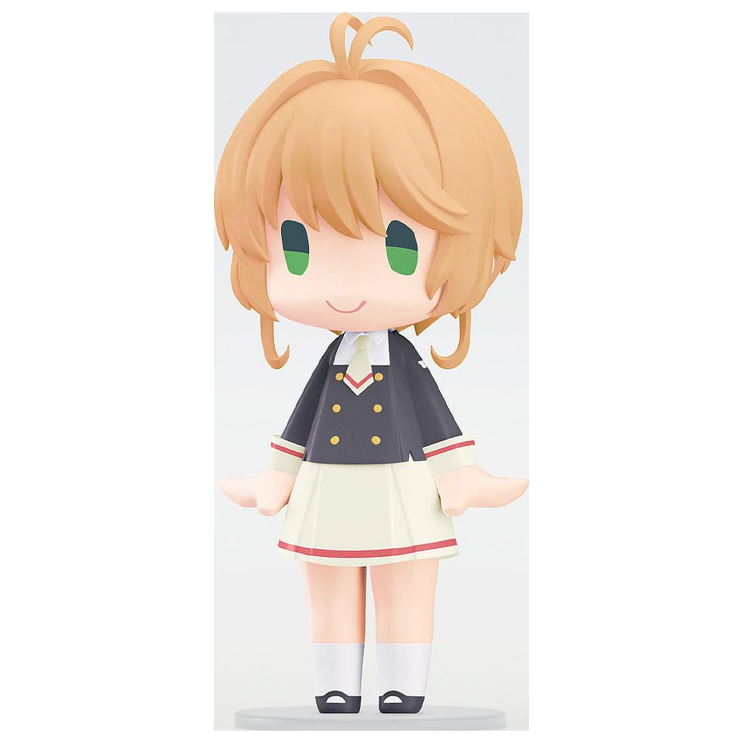 Cardcaptor Sakura: Clear Card with Garterbelt HELLO! GOOD SMILE Action Figure Sakura Kinomoto: Tomoeda Junior High School Uniform Ver. 10 cm      product photo