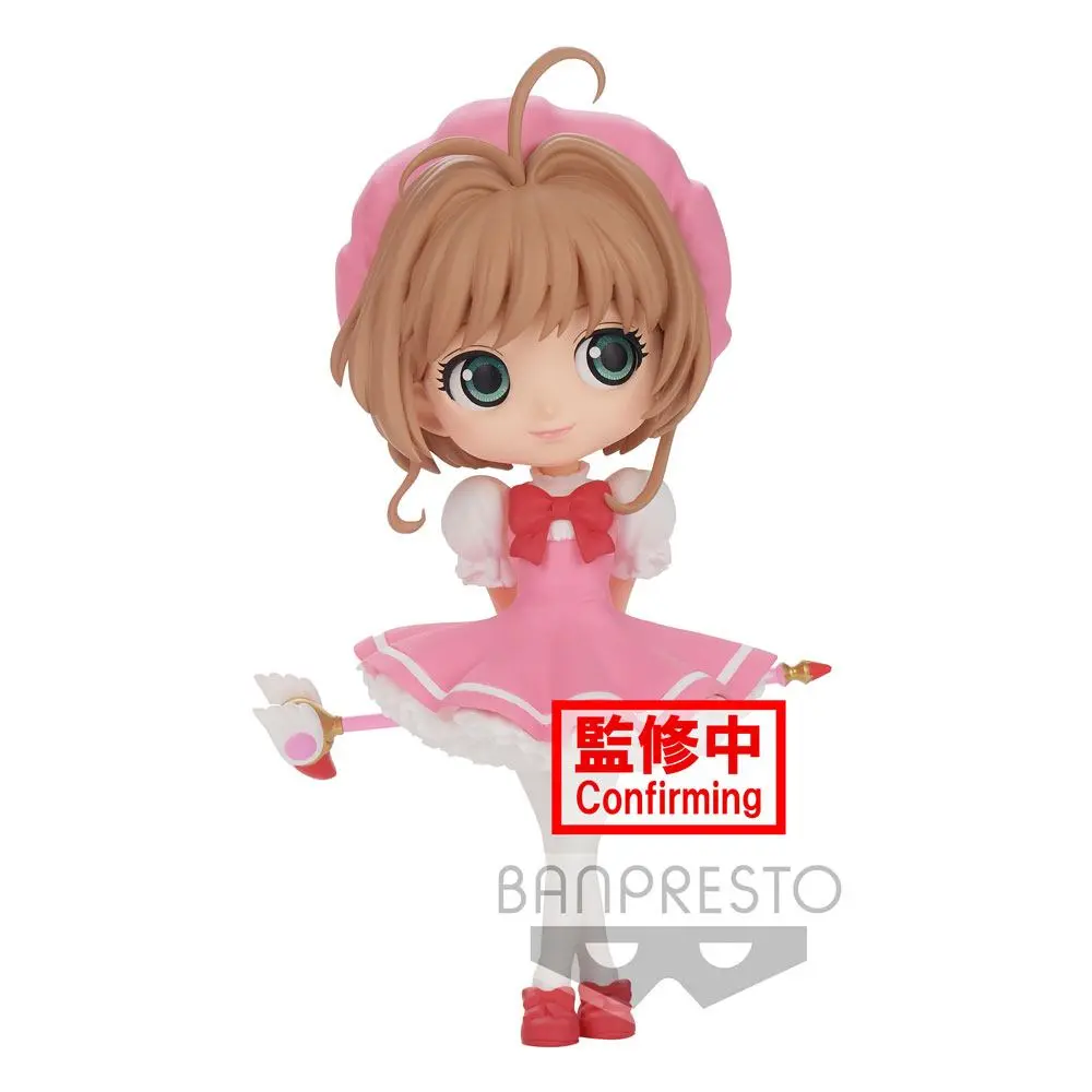 Cardcaptor Sakura Clow Card Q Posket Mini Figure Sakura Kinomoto Ver. B 14 cm product photo