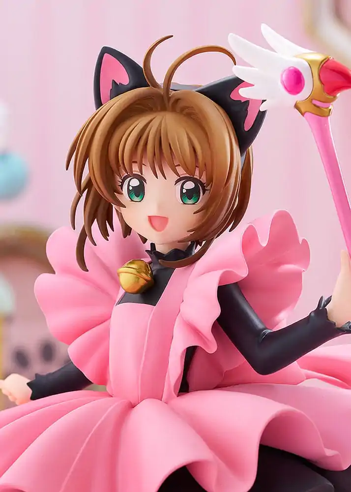 Cardcaptor Sakura Pop Up Parade PVC Statue Sakura Kinomoto: Black Cat Costume Ver. L Size 22 cm product photo