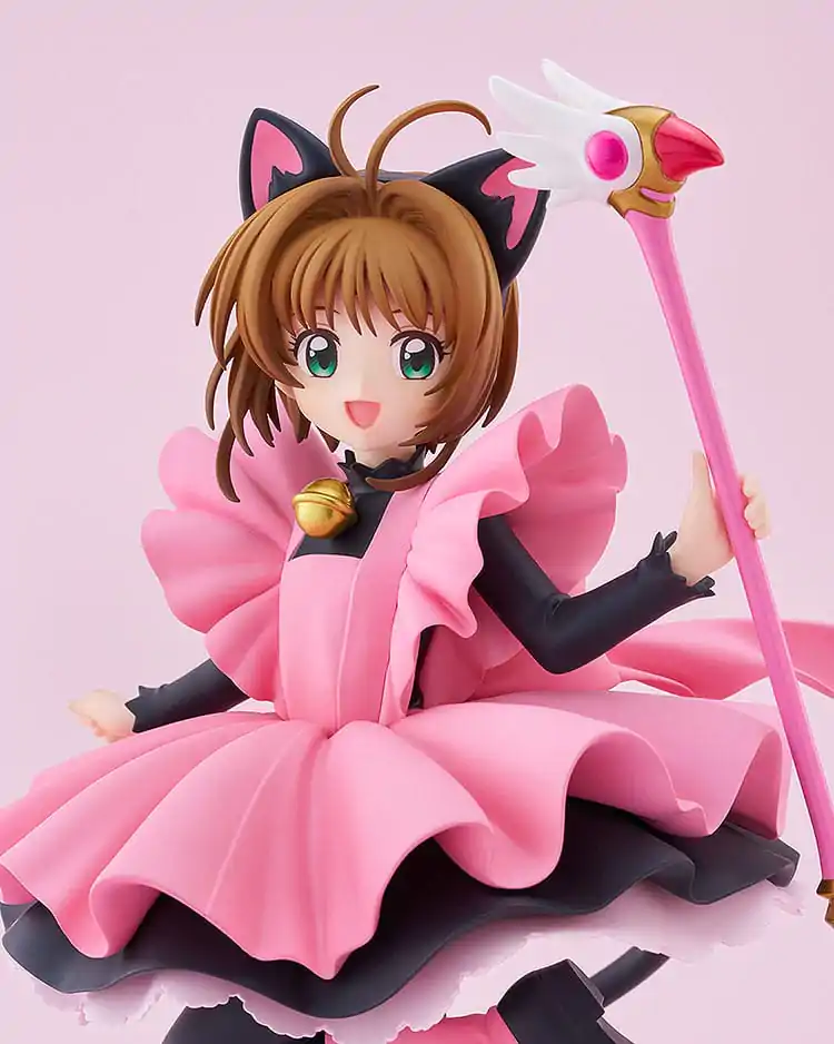 Cardcaptor Sakura Pop Up Parade PVC Statue Sakura Kinomoto: Black Cat Costume Ver. L Size 22 cm product photo