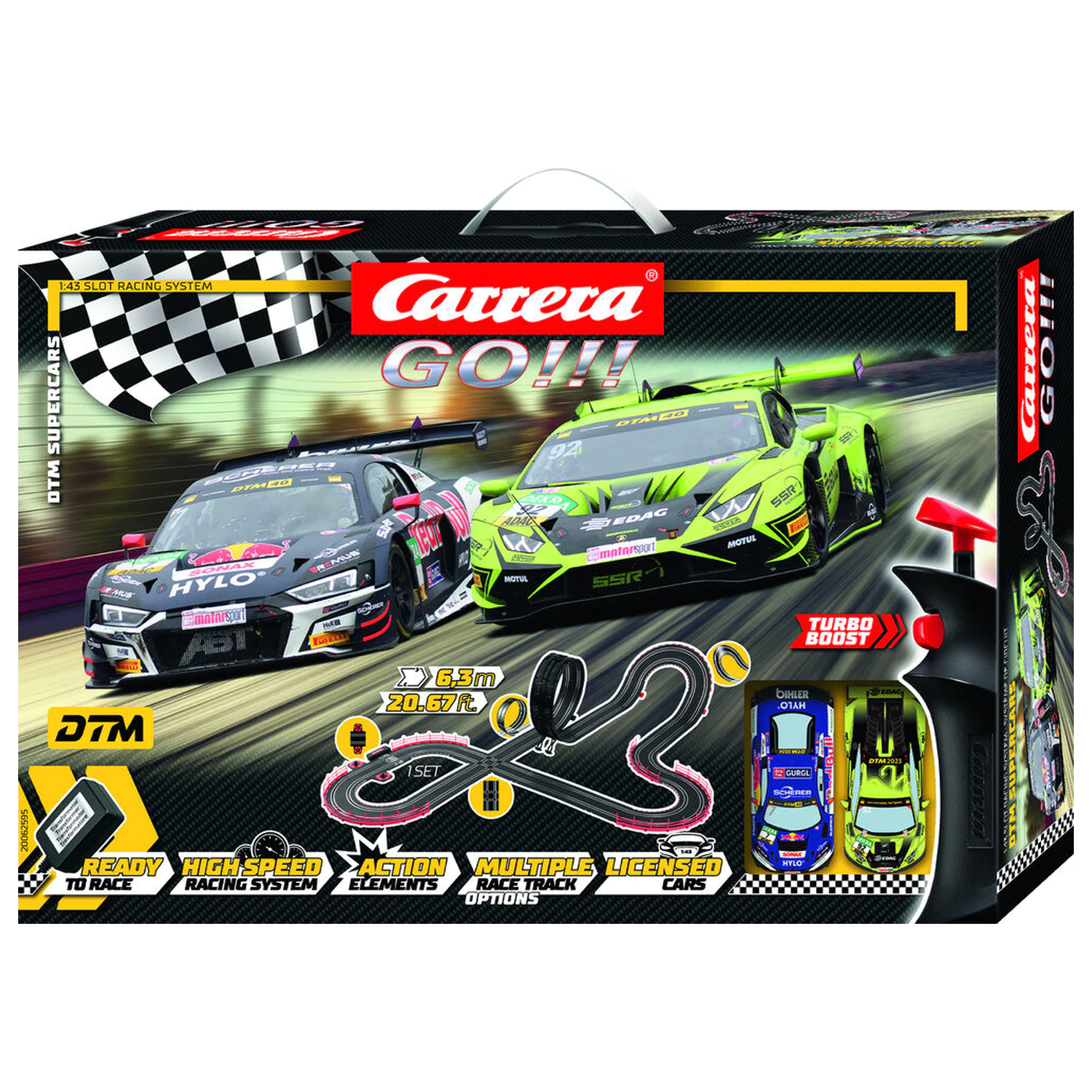 Carrera GO!!! DTM Supercars Racing circuit product photo