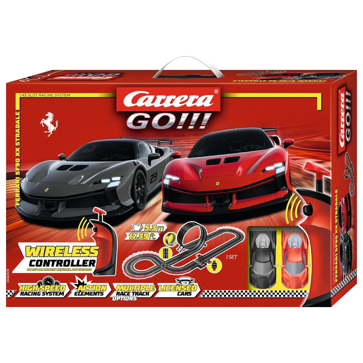 Carrera GO!!! Ferrari Supercar Power Racing circuit product photo