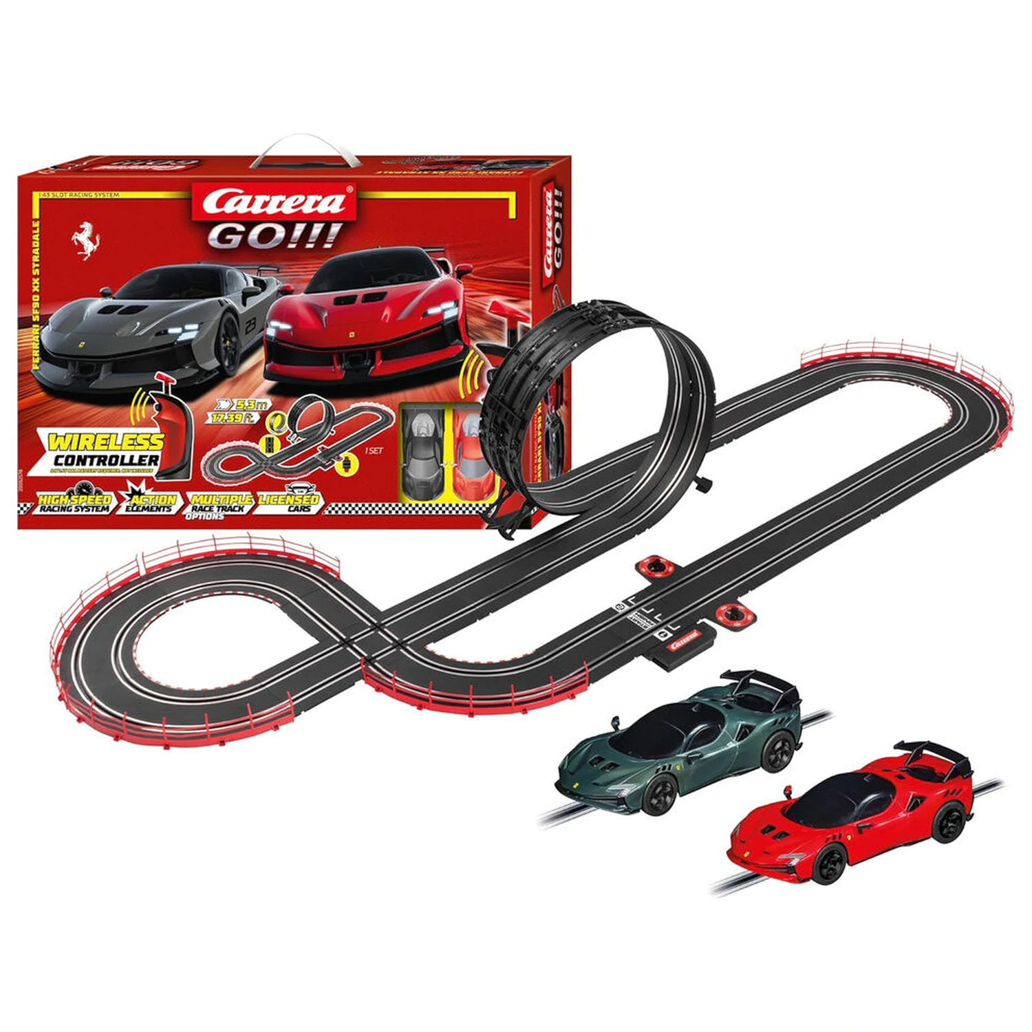 Carrera GO!!! Ferrari Supercar Power Racing circuit product photo