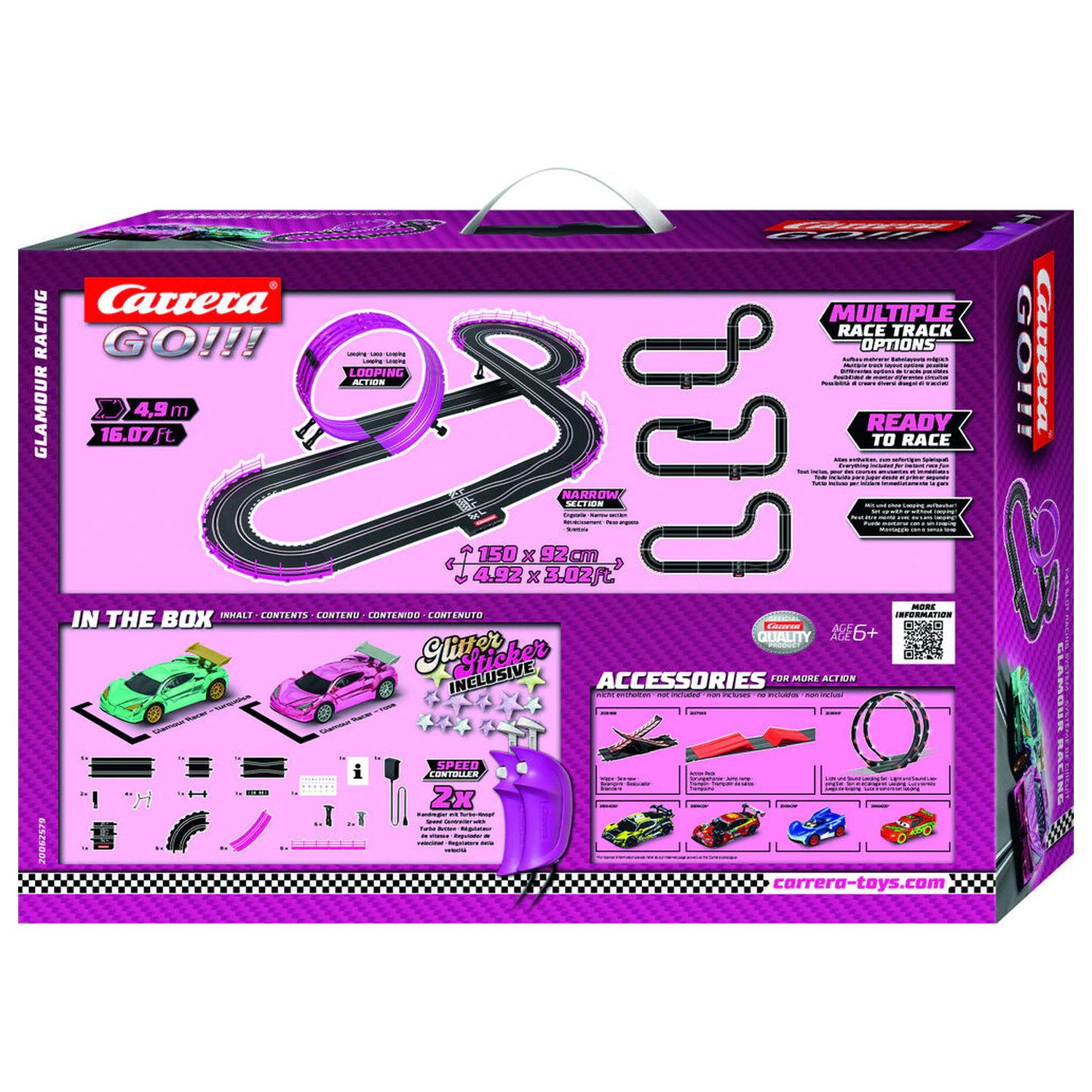 Carrera GO!!! Glamour Racing - Racing circuit product photo