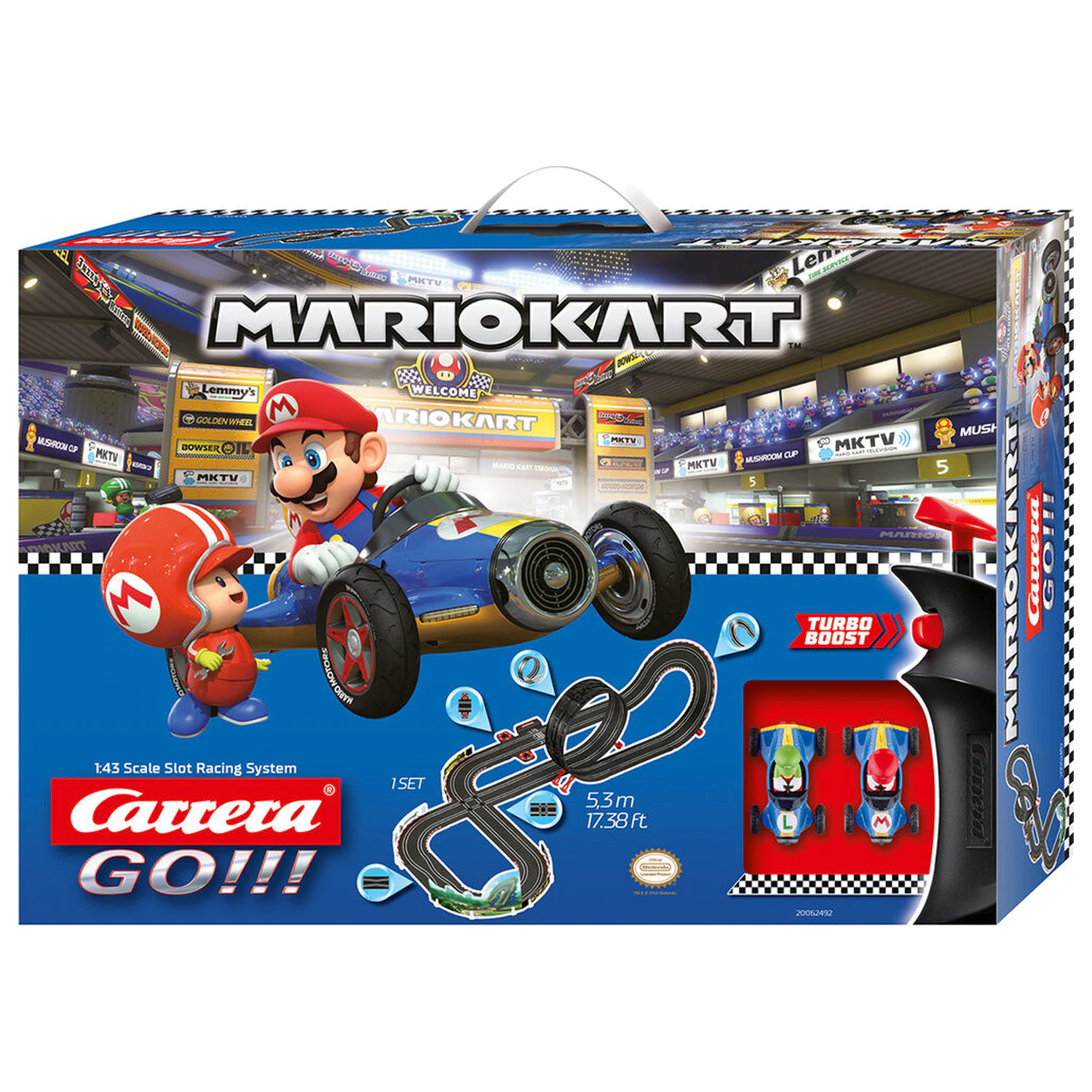 Carrera GO!!! Mario Kart Mario & Luigi Racing circuit product photo