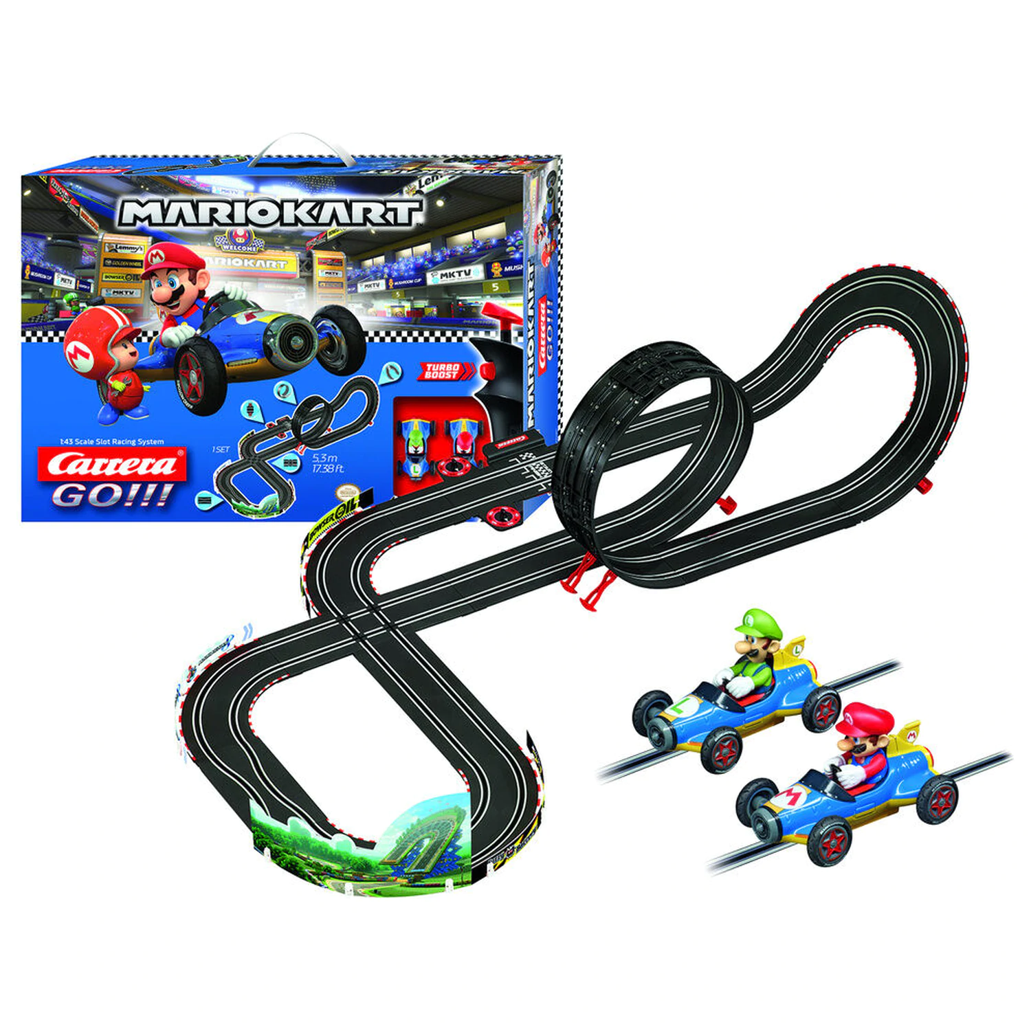 Carrera GO!!! Mario Kart Mario & Luigi Racing circuit product photo