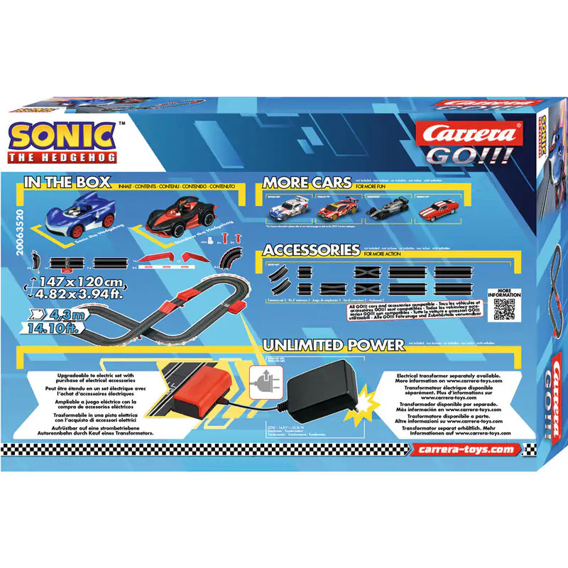 Carrera GO!!! Sonic the Hedgehog Sonic + Shadow Racing circuit product photo
