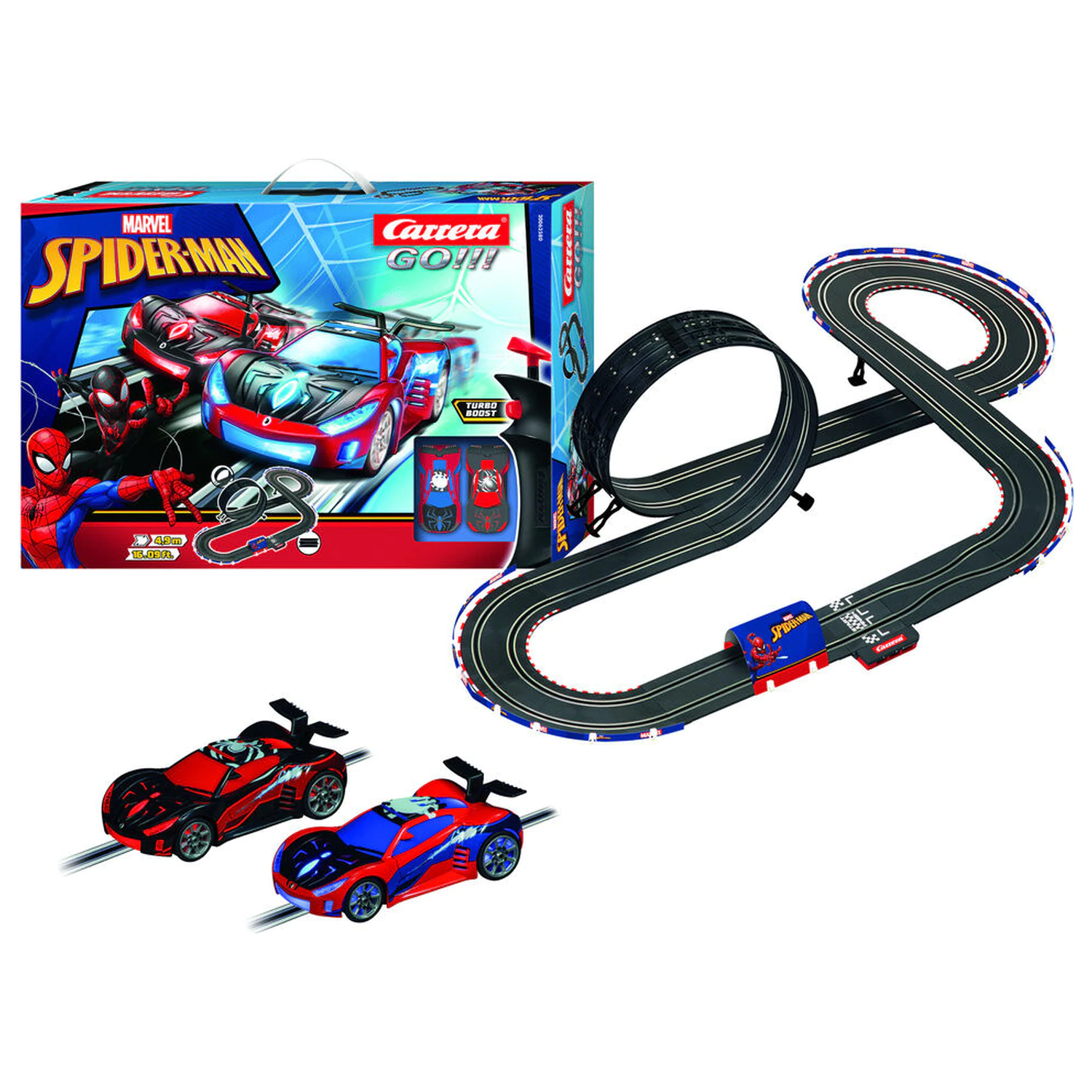 Carrera GO!!! Marvel Spiderman Racing circuit product photo