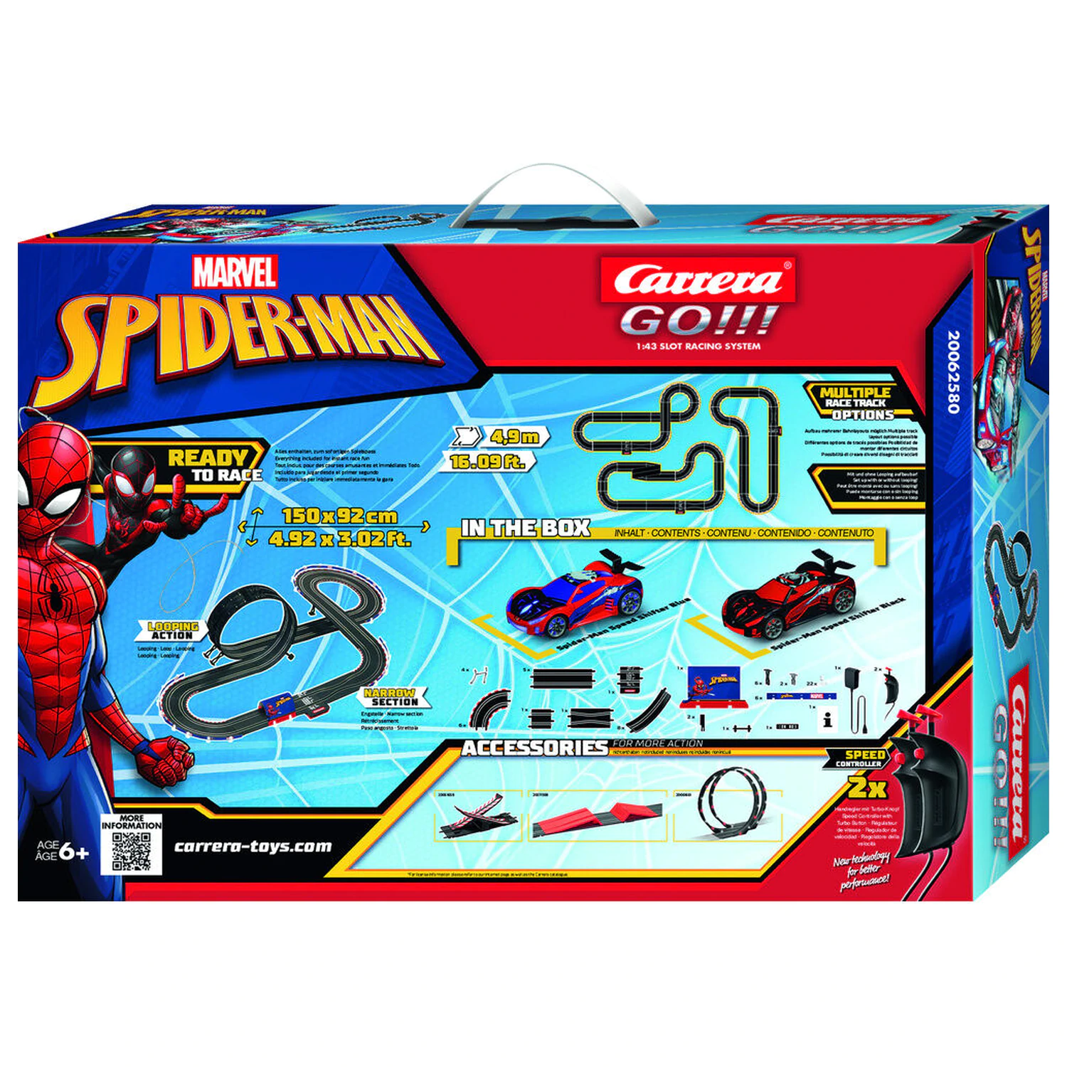 Carrera GO!!! Marvel Spiderman Racing circuit product photo