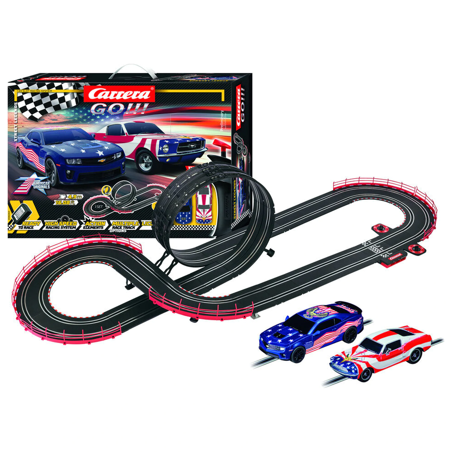 Carrera GO!!! Street Legends Racing circuit product photo