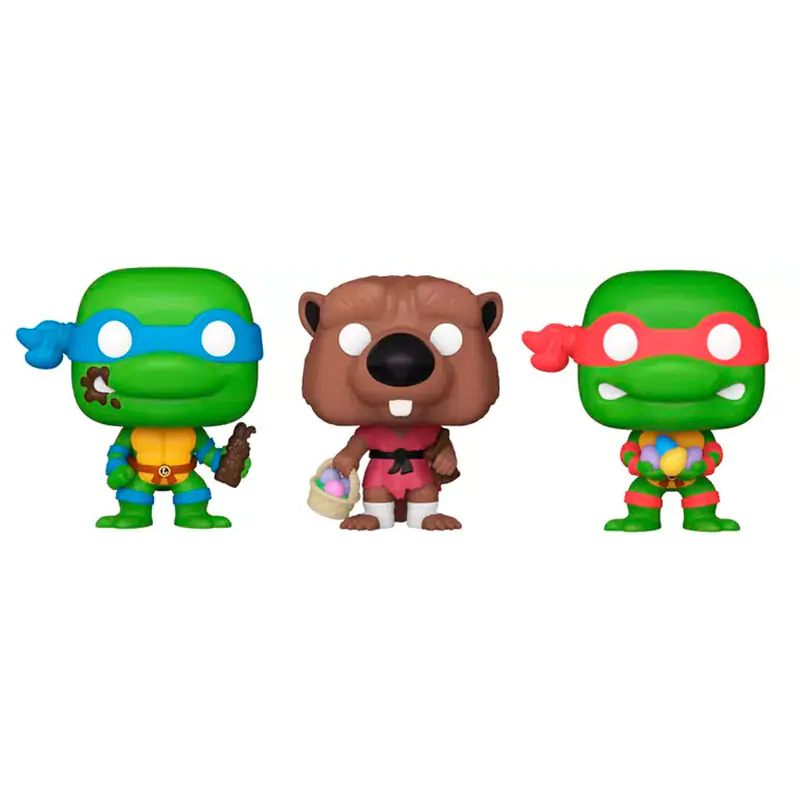 Carrot Pocket POP blister 3 figures Ninja Turtles Splinter Leonardo Raphael termékfotó