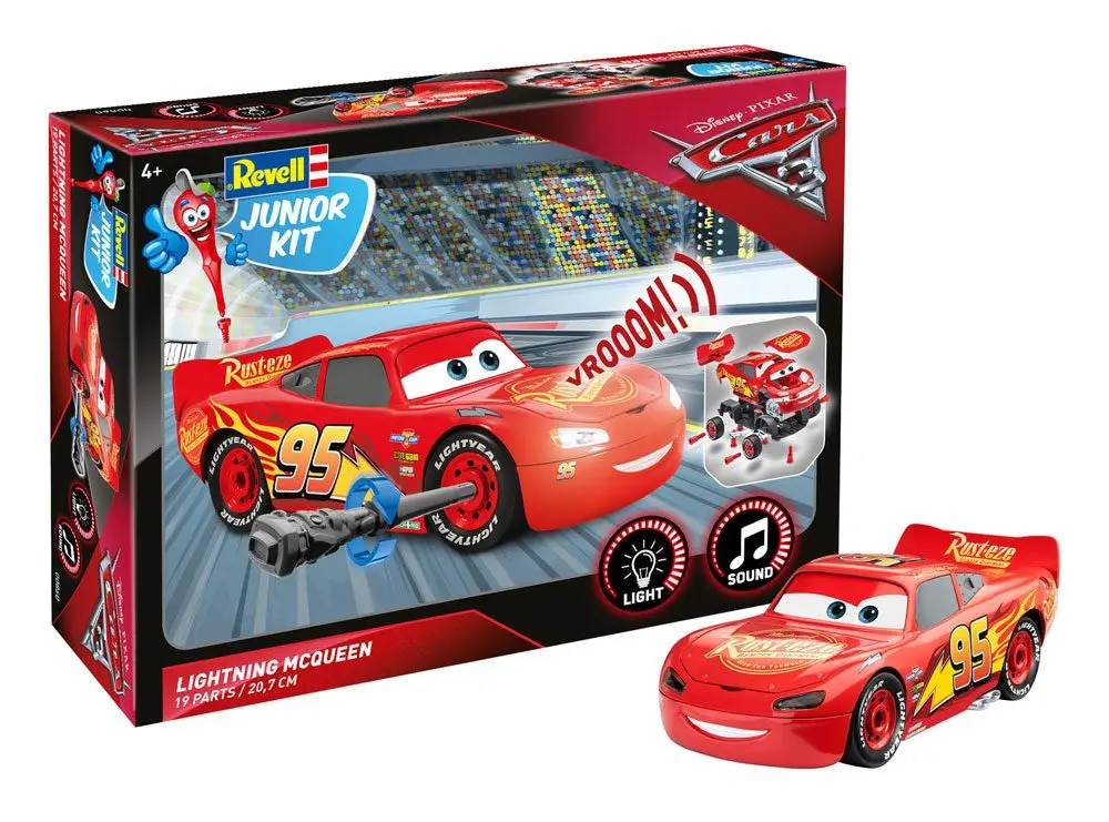 Cars Junior Kit Model Kit with Sound &amp; Light Up 1/20 Lightning McQueen product photo