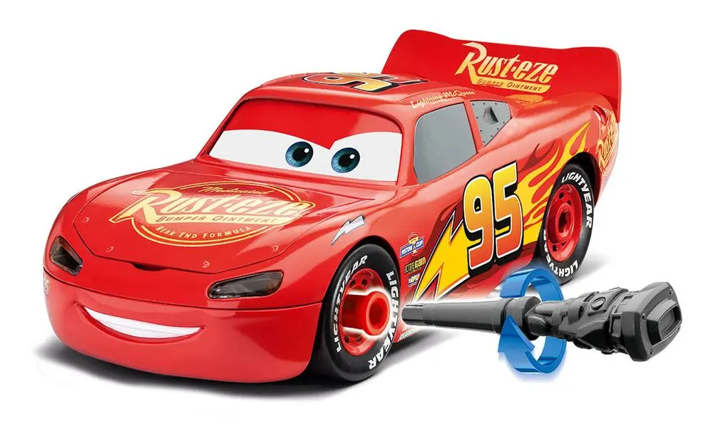 Cars Junior Kit Model Kit with Sound &amp; Light Up 1/20 Lightning McQueen product photo
