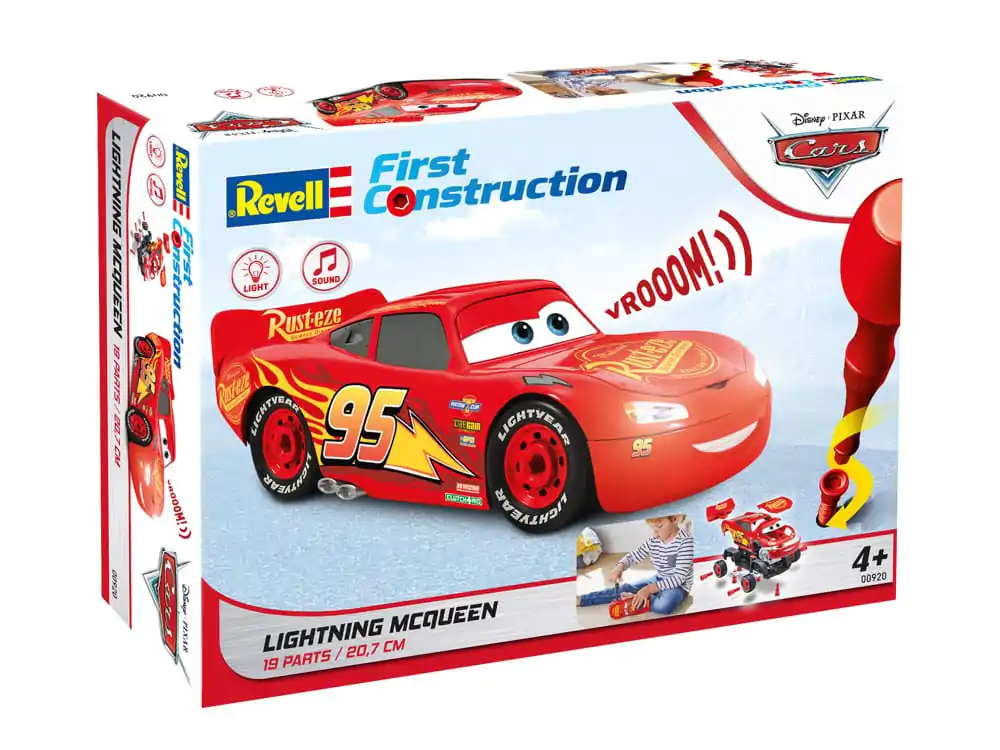 Cars First Construction Set Lightning McQueen 21 cm termékfotó